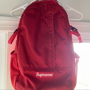 Supreme SS18 Red backpack